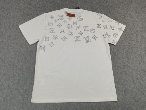 [Buy More Save More]Localized Old Flower Print Short Sleeve Tee