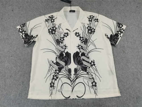 [Buy More Save More]Floral Print Short Sleeve Shirt