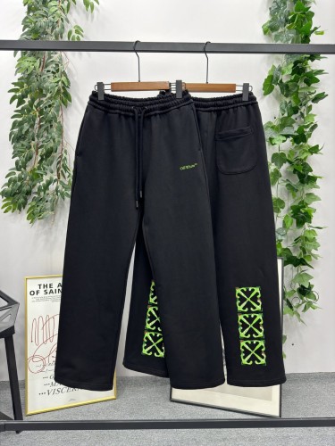 1:1 quality version Embroidered Projected Wide Leg Pants