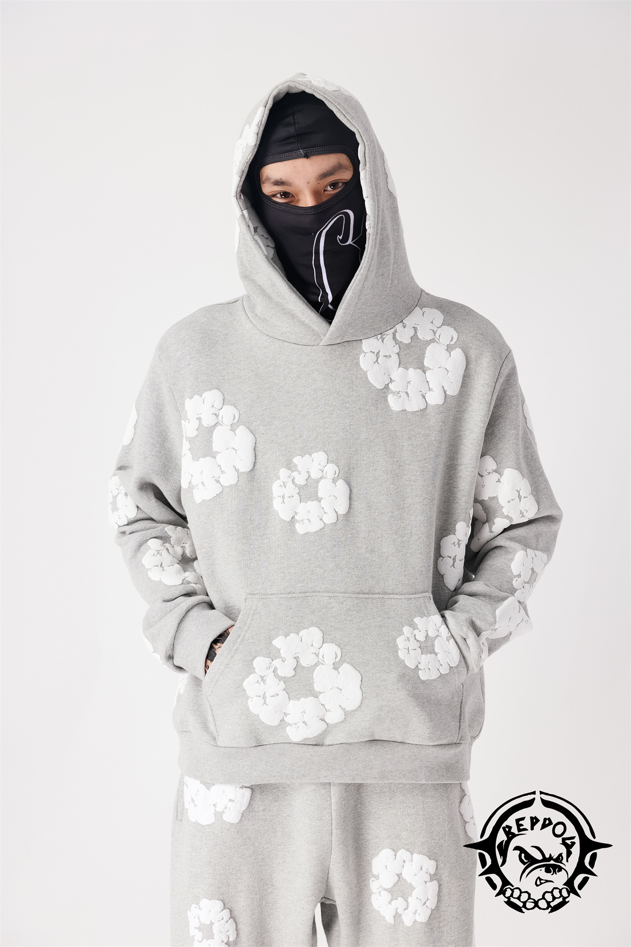 [including comparative images of repdog and other seller] 1:1 quality version kapok cotton print hoodie 10colors