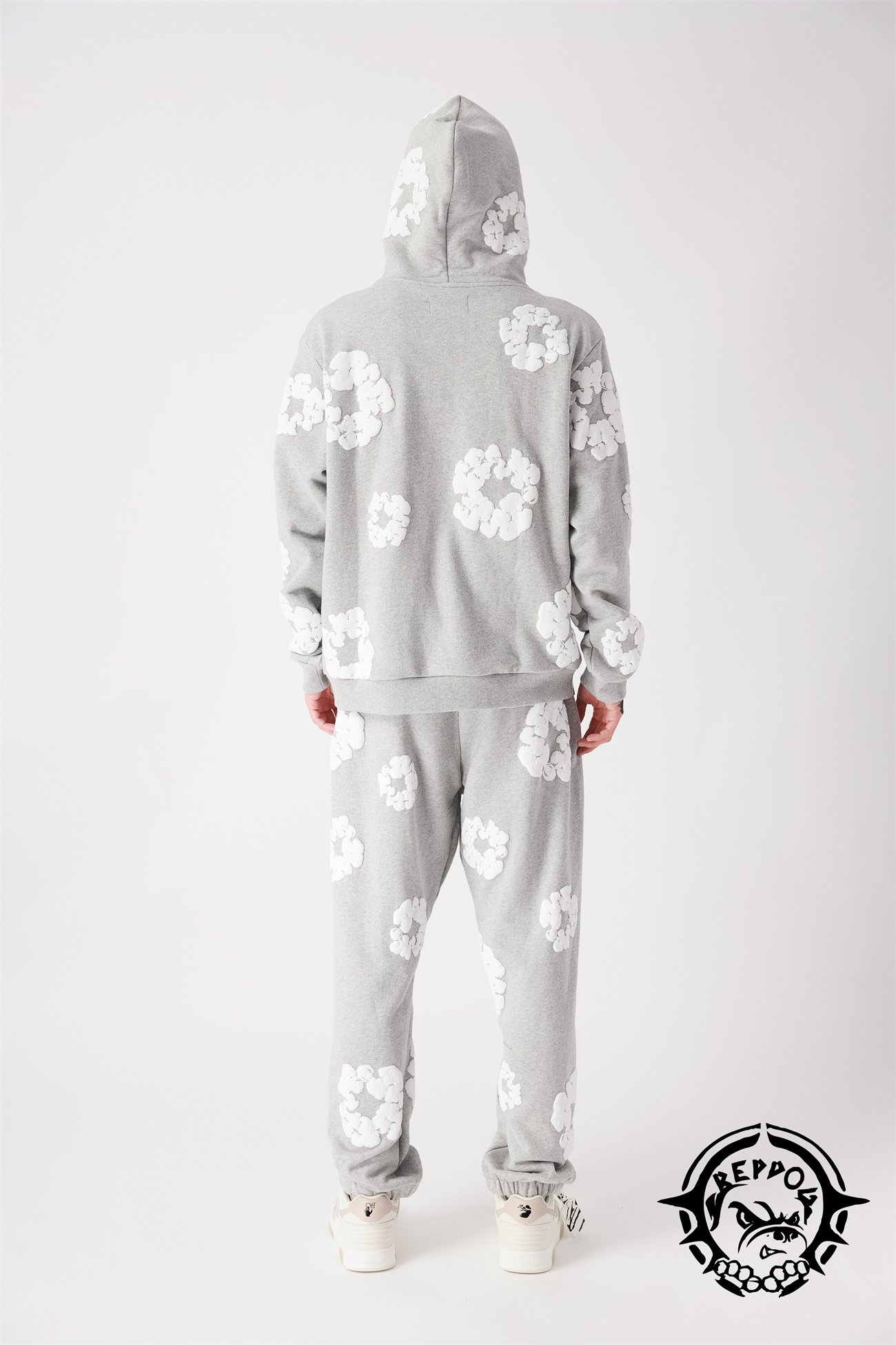 [including comparative images of repdog and other seller] 1:1 quality version kapok cotton print hoodie 10colors