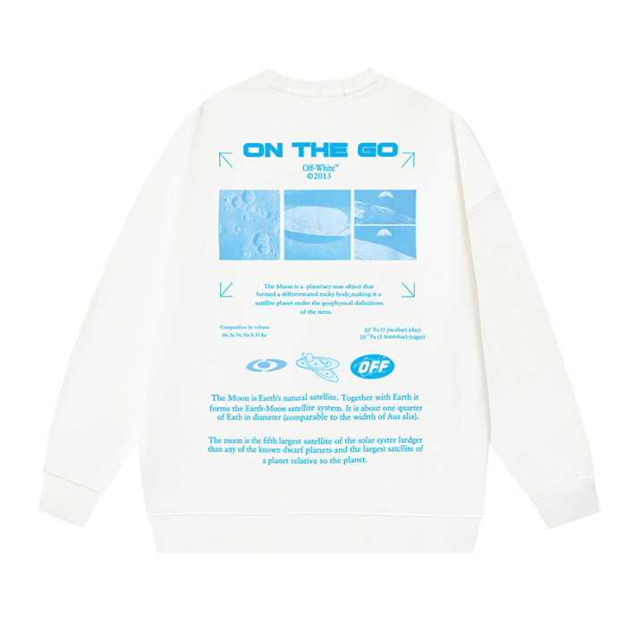 Terry Moon Crew Neck Sweatshirt