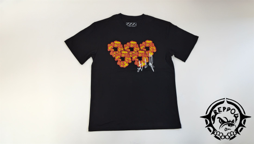 1:1 quality version Offsettears Flame Explosion Flower tee
