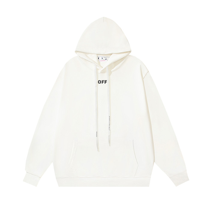 Terry Small Letter Print Hooded Sweatshirt 2 colors