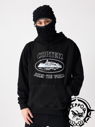 [buy more save more] Alcatraz Printed Loose Sweatshirt Hoodie 3 colors