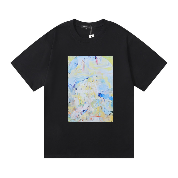 Landscape Cotton Printed Short Sleeve T-Shirt 2 colors