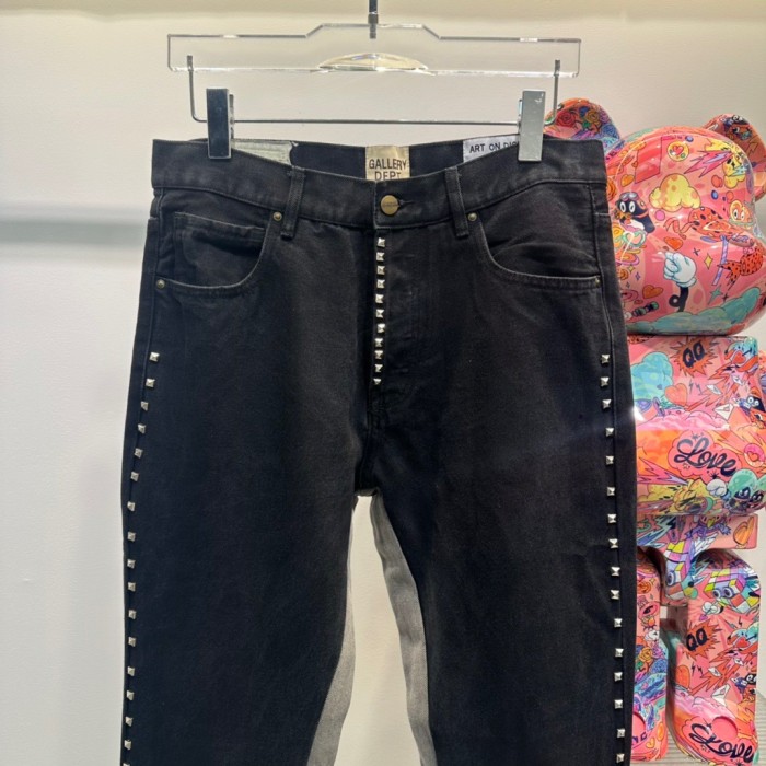 1:1 quality version Studded Ribbed Jeans