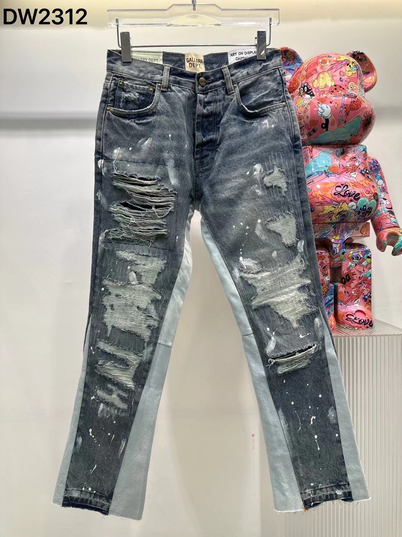 US$ 189.91 - 1:1 quality version Inkjet ripped jeans - www.repdog.cn