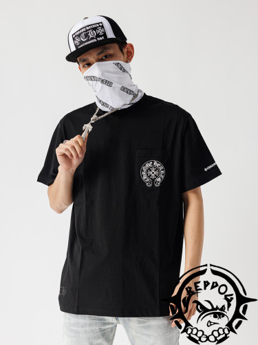 [buy more save more] 1:1 quality version High version front and rear horseshoe pocket tee 2 colors