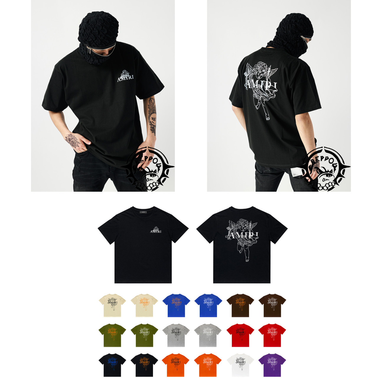 [buy more save more] angel sketch printing tee 19 colors