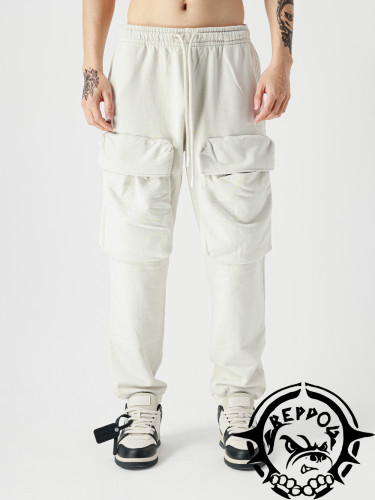 1:1 quality version  Sweatpants with three-dimensional pockets 2 colors