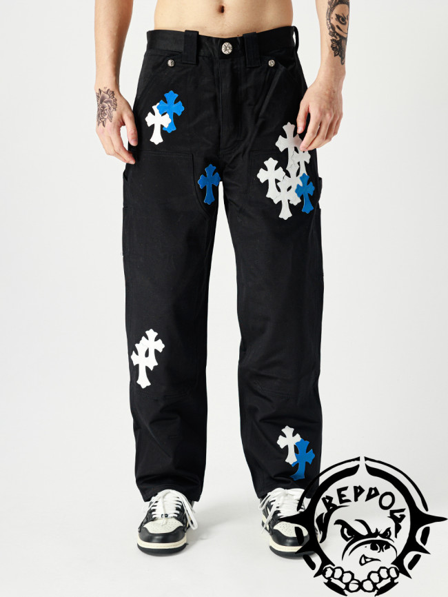 [Buy More Save More]1:1 quality version Patchwork Cross-Patch Jeans