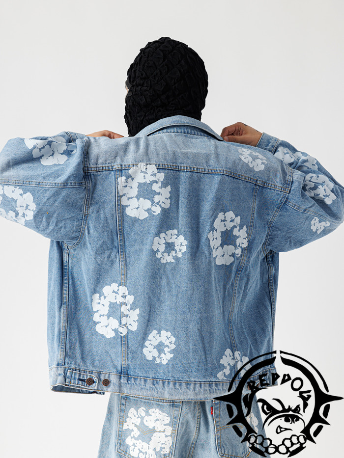 1:1 quality version High Street Kapok Denim Jacket 2 Colors