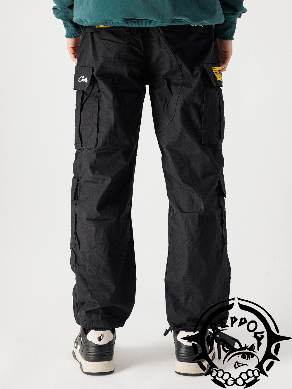 corteiz classic logo working pants cargos