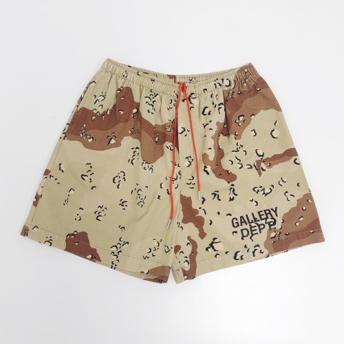 1:1 quality version Round mesh camouflage print shorts