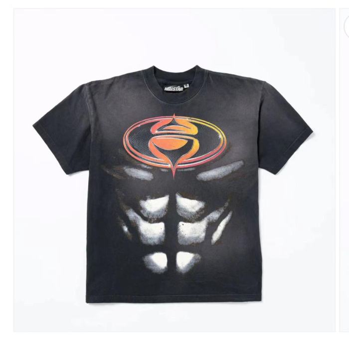 1:1 quality version Eight Pack Abs Print tee