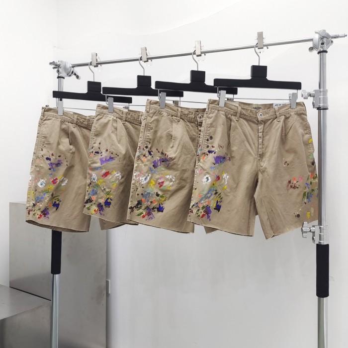 1:1 quality version Hand Painted Ink Splattered Shorts