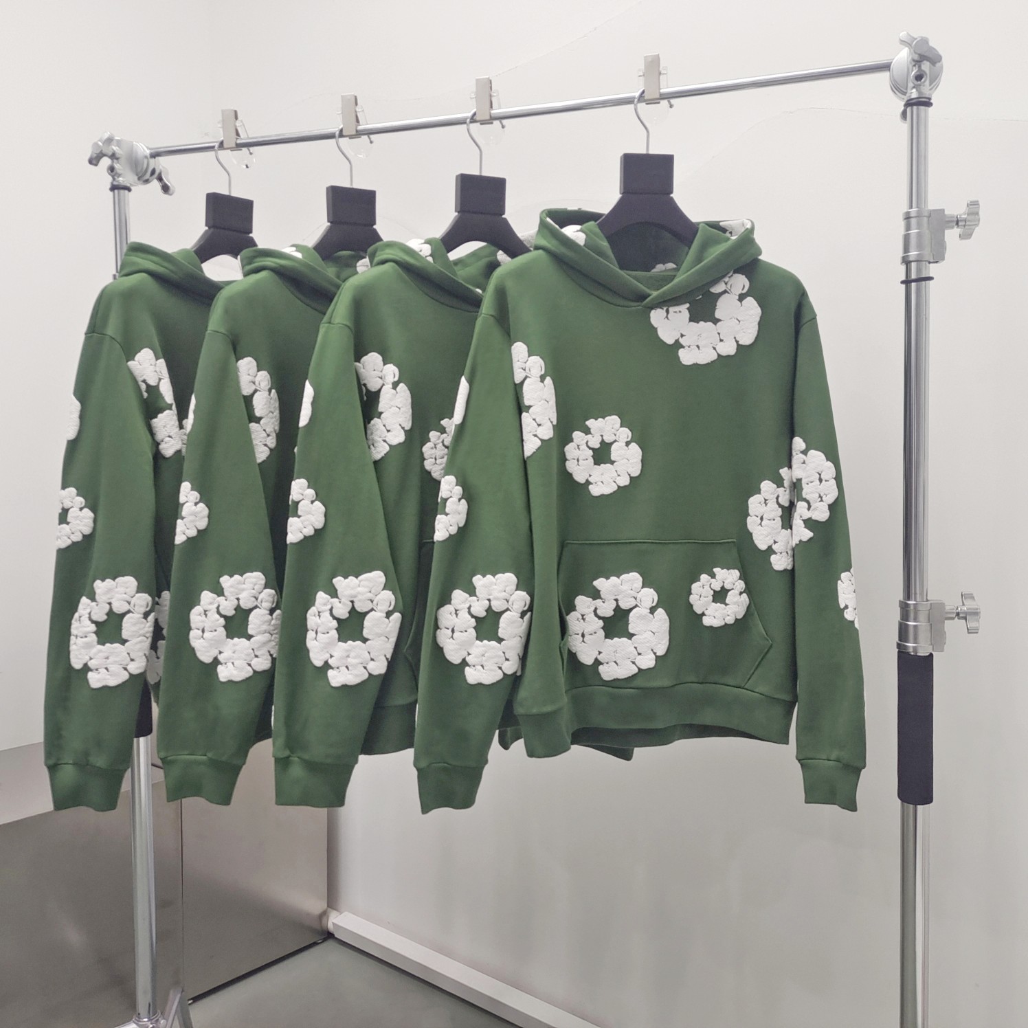 [including comparative images of repdog and other seller] 1:1 quality version kapok cotton print hoodie 10colors