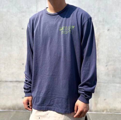 1:1 quality version Washed Letter Long Sleeve tee