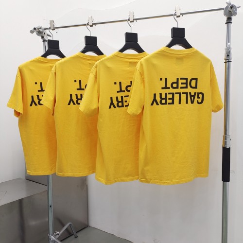 1:1 quality version Reverse Printed Letter Short Sleeve tee 2 colors