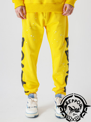 [Buy More Save More]Two-color star print loose-fitting pants 2 colors