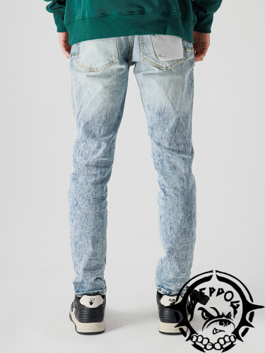 1:1 quality version Hip Hop High Street Slim Fit Jeans