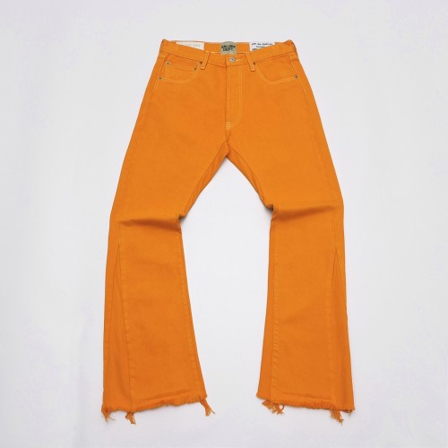 1:1 quality version Solid Color Minimalist Washed Jeans