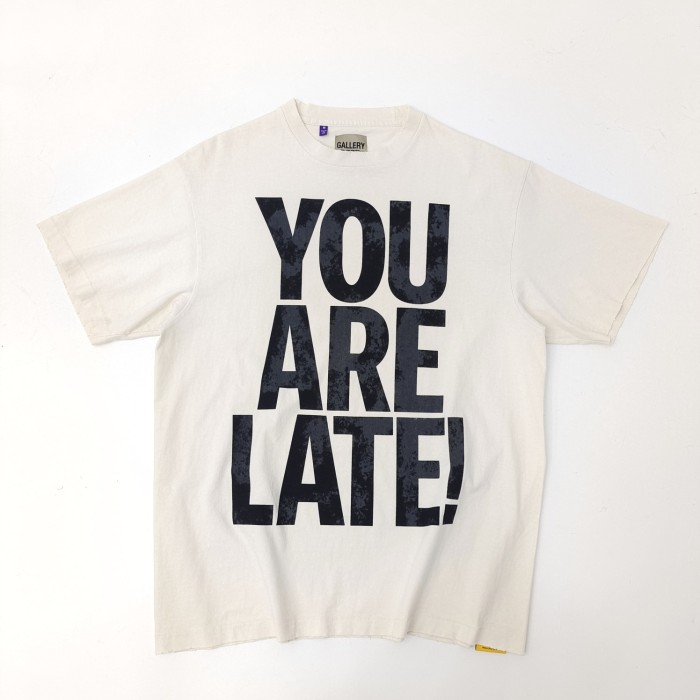 1:1 quality version Large Letter Printed Simple tee 13 colors
