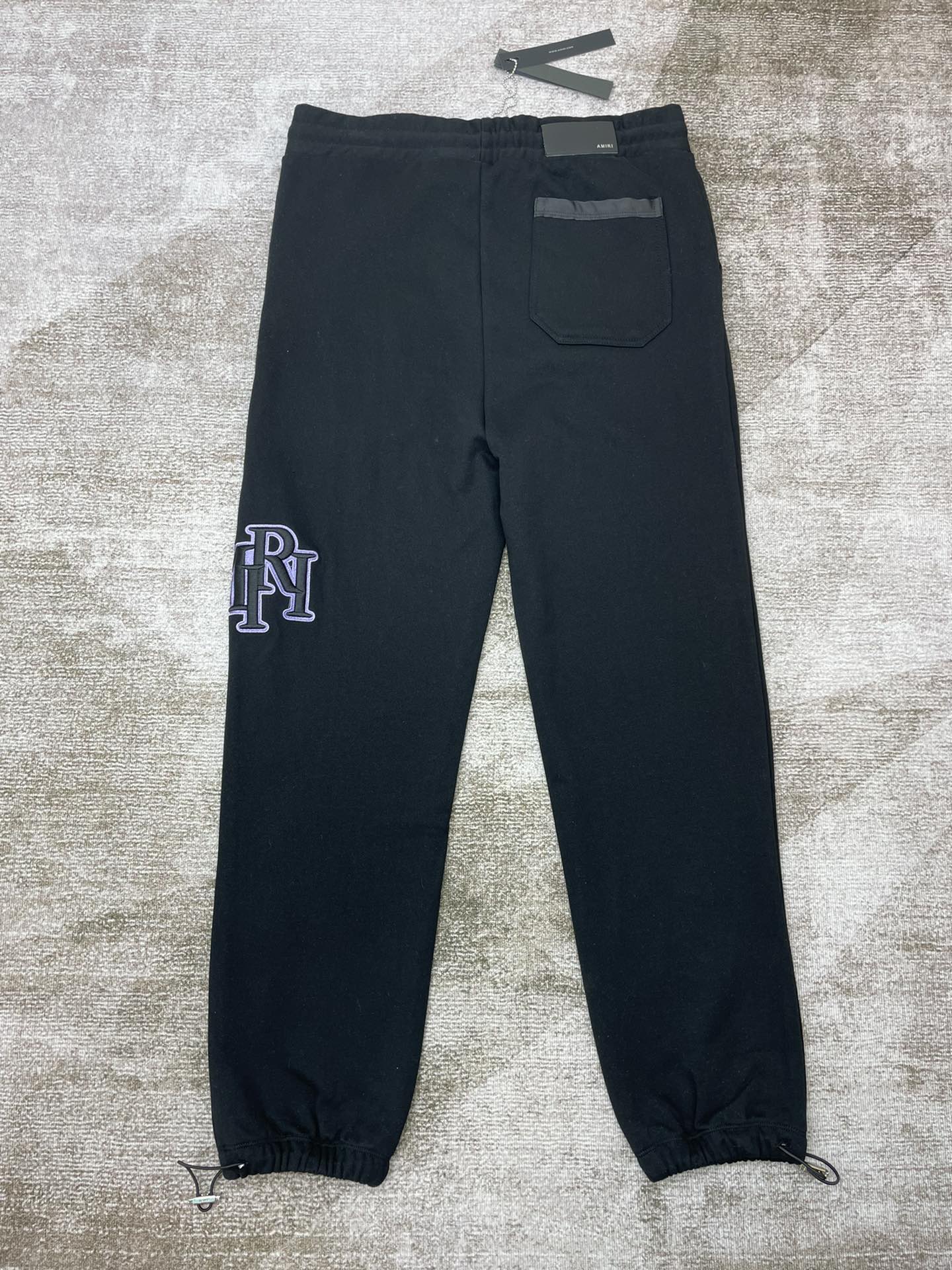 1:1 quality version classic embroidered alphabet loose sweatpants