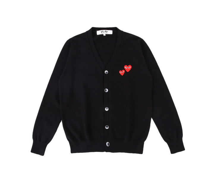 1:1 quality version Classic Red Double Heart Sweater 5 Colors