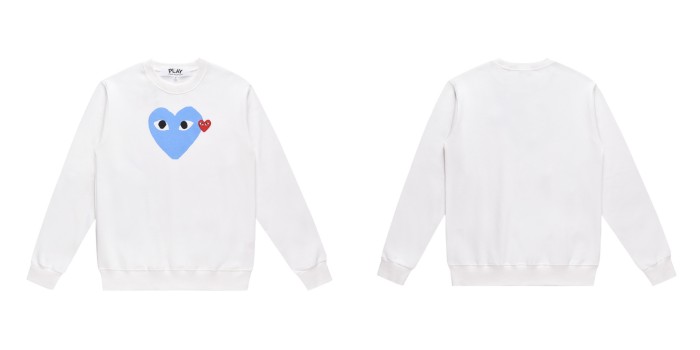 1:1 quality version Size love printed crew-neck hoodie 2 colors