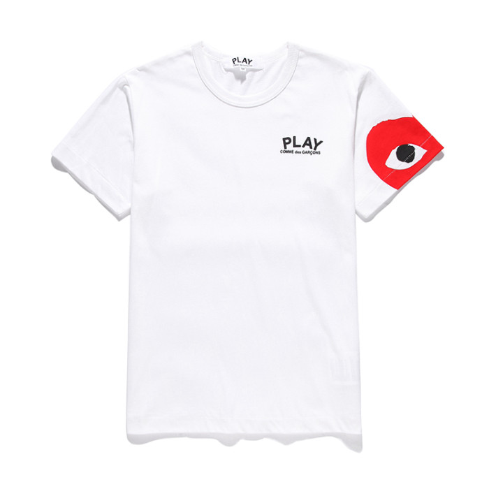 1:1 quality version Arm Half Heart Letter Print Tee 2 Colors