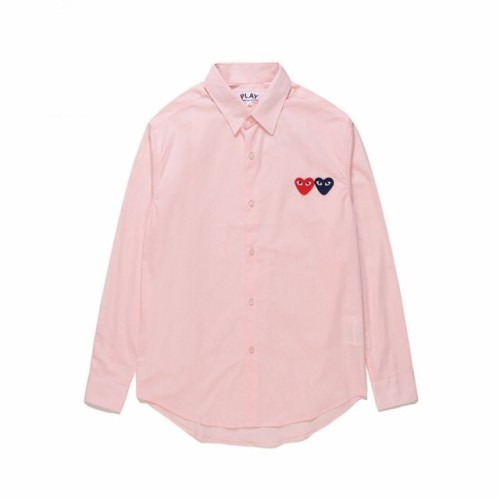 1:1 quality version Base color double red heart shirt 3 colors