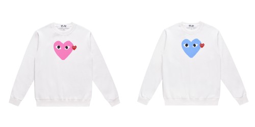 1:1 quality version Size love printed crew-neck hoodie 2 colors