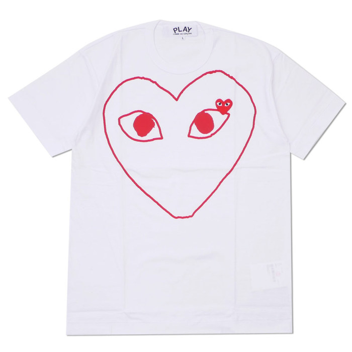 1:1 quality version Big Eyes Love Print T-shirt 4colors