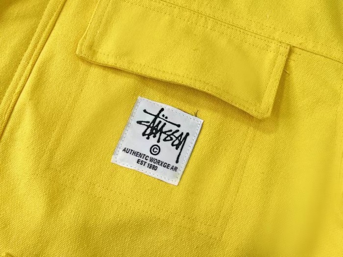 1:1 quality version Vintage heavy washed jacket yellow