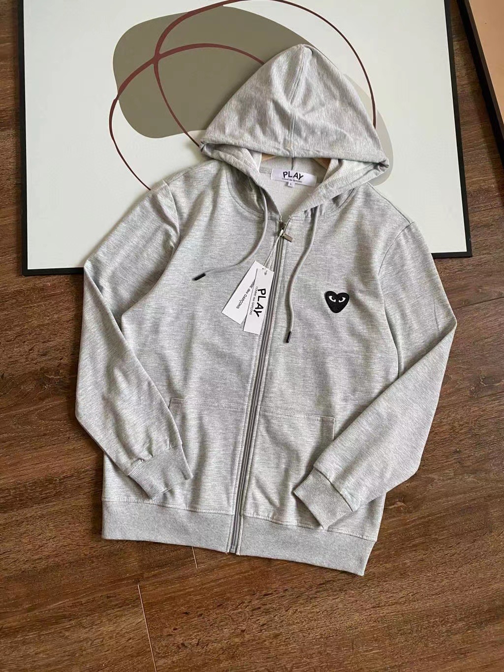 heart zipper hoodie 4 colors