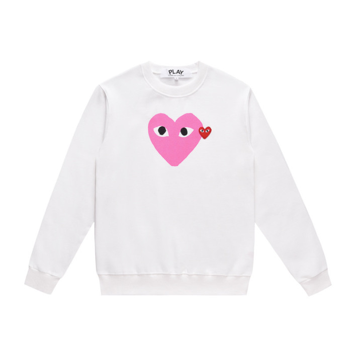 1:1 quality version Size love printed crew-neck hoodie 2 colors
