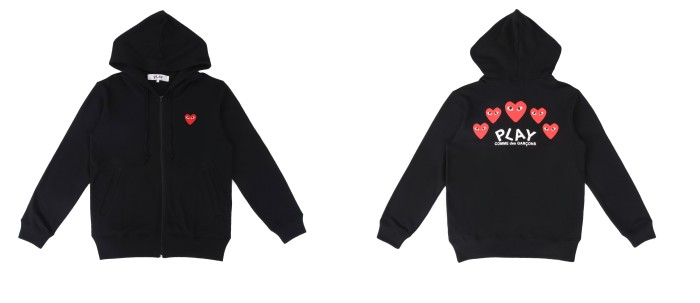 1:1 quality version Five heart windbreak hoodie 3 colors
