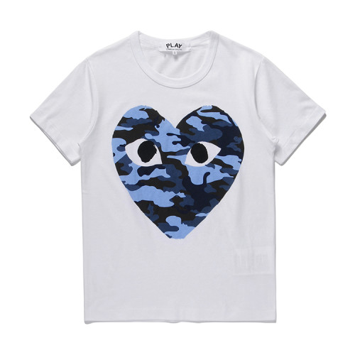 1:1 quality version Camouflage Big Heart Eyes Tee 2 Colors