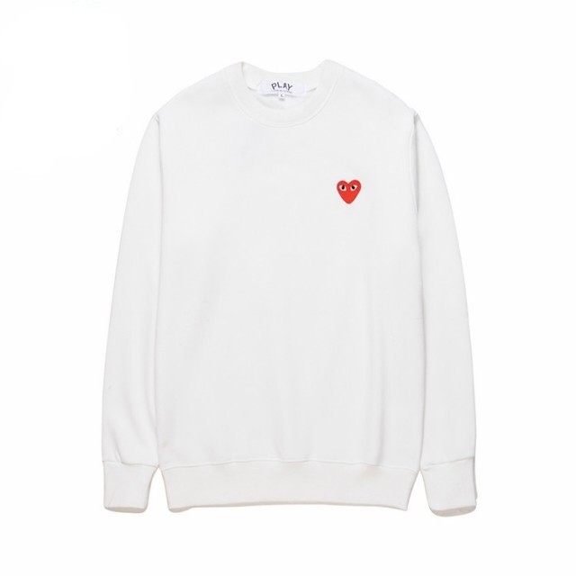 1:1 quality version Trendy Single Heart Loose Pullover Sweatshirt 3 colors