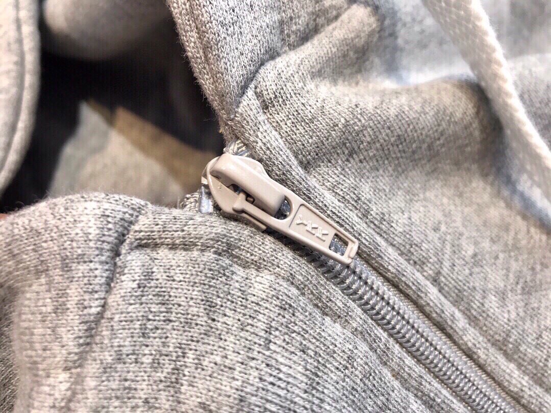 [buy more save more] logo zipper hoodie back logo