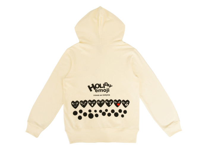 1:1 quality version Multi-Expression Heart Print Hoodie 2 Colors