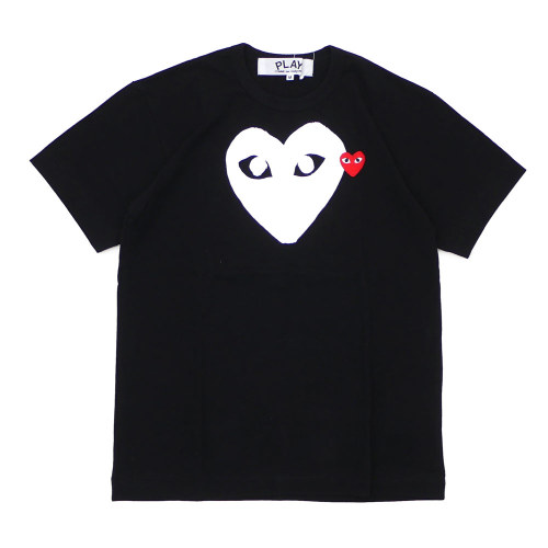 1:1 quality version White Love Pattern Eyes Print T-shirt