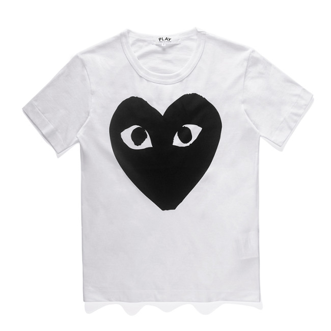 1:1 quality version Big Black Heart T-shirt