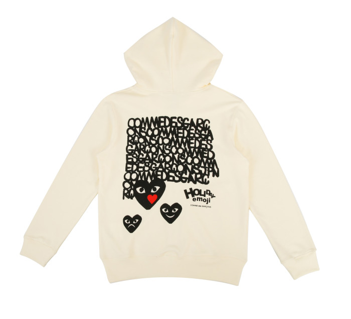1:1 quality version Overlapping Letter Print Hoodie 2 Colors