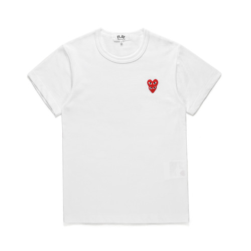 1:1 quality version Black Heart Interlocking  T-shirt 3colors