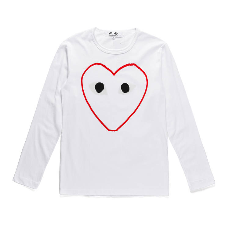 1:1 quality version big eyes love print long sleeve t-shirt 3 colors