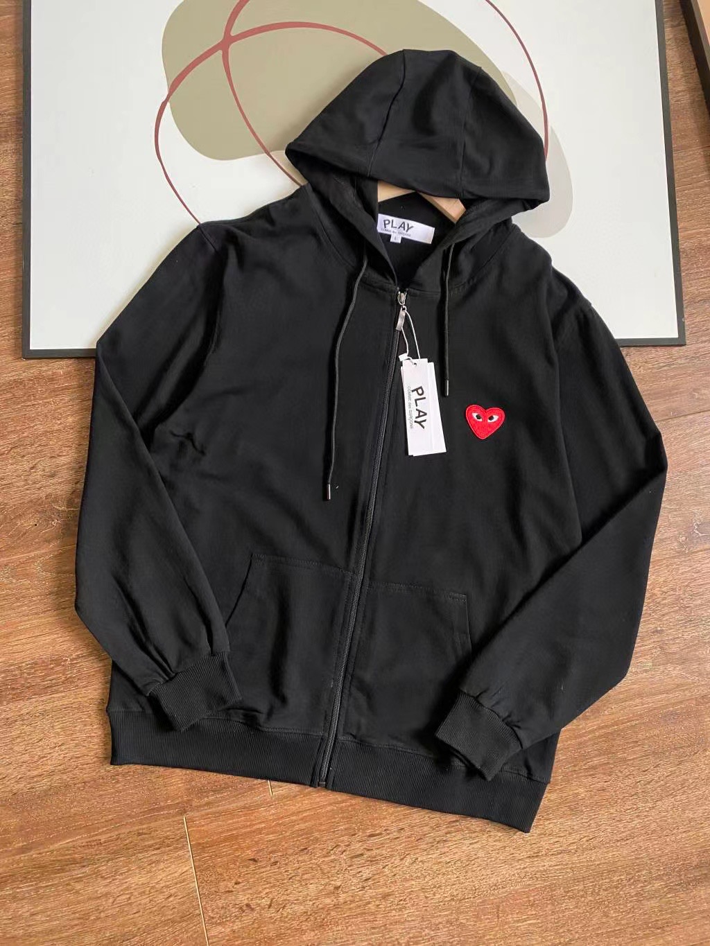 heart zipper hoodie 4 colors