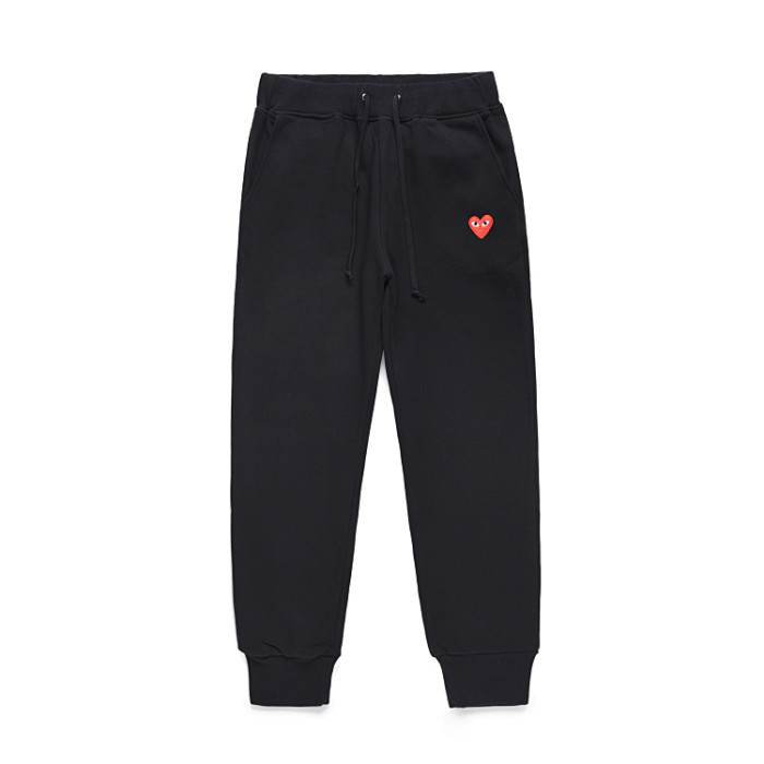 1:1 quality version Single Heart Solid Color Loose Fit Sweatpants 4 colors
